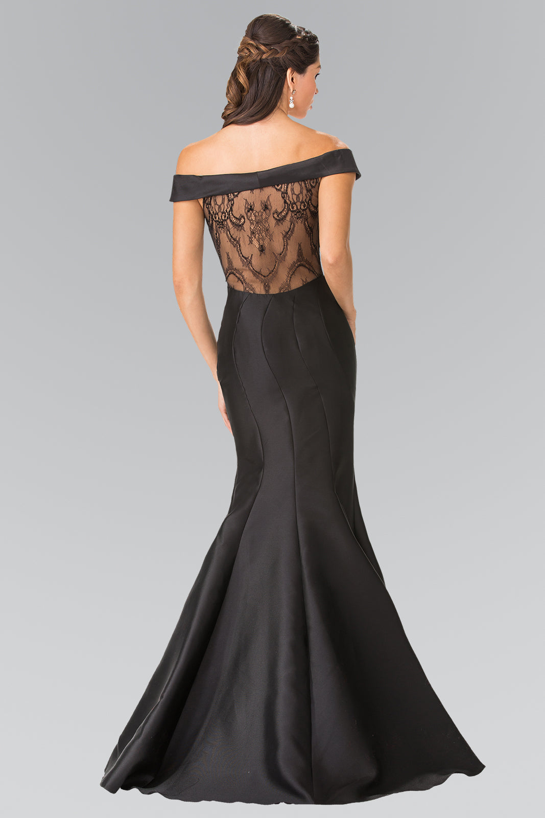 Off-Shoulder Sweetheart Neckline Trumpet Dress by Elizabeth K - GL2213