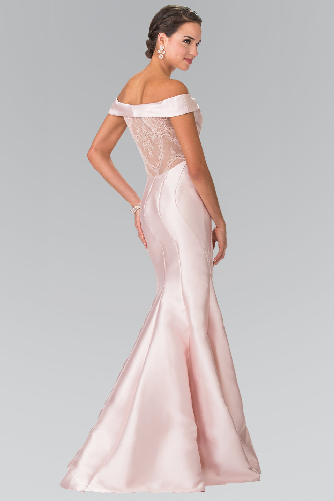 Off-Shoulder Sweetheart Neckline Trumpet Dress by Elizabeth K - GL2213