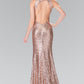 Embellished Cut Out Neckline Mermaid Dress by Elizabeth K - GL2217