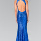 Embellished Cut Out Neckline Mermaid Dress by Elizabeth K - GL2217