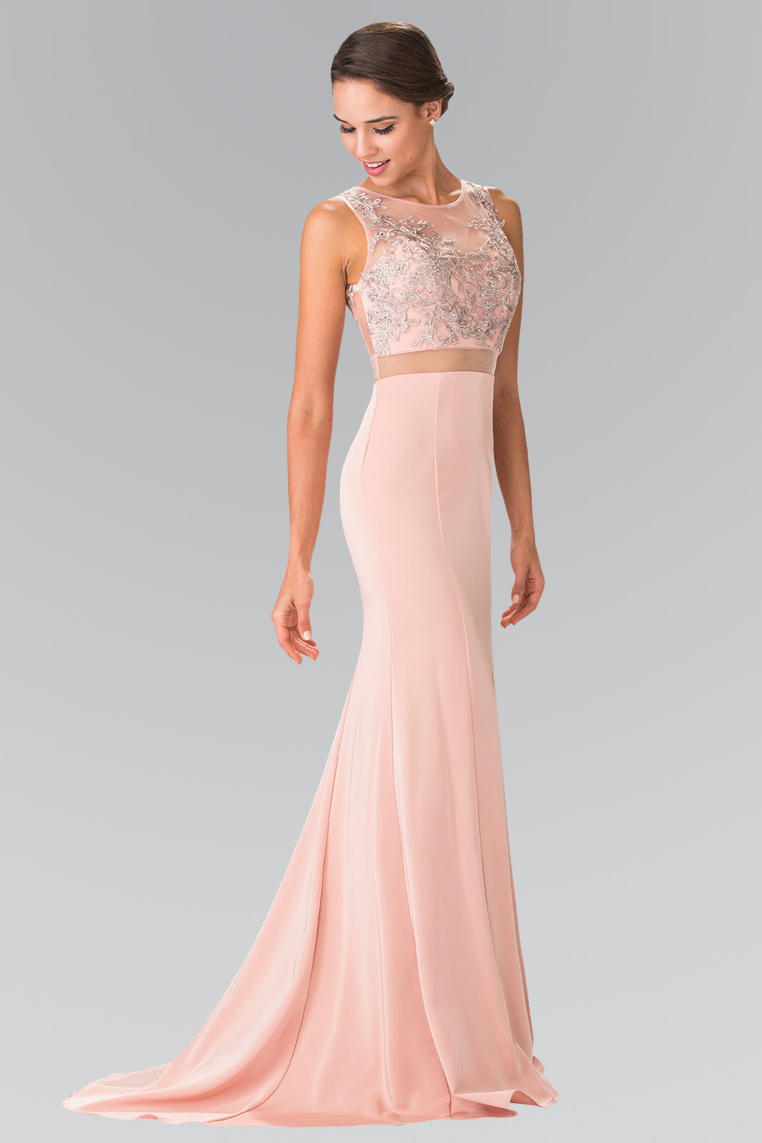 Illusion Sweetheart Two-Piece Mermaid Dress by Elizabeth K - GL2247