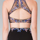 Beaded Two-Piece Halter Neck Dress by Elizabeth K - GL2277