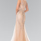 Beaded Lace Boat-Neck Mermaid Dress by Elizabeth K - GL2289 - Special Occasion