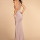 Embellished High-Neck Trumpet Dress by Elizabeth K - GL2573 - Special Occasion/Curves