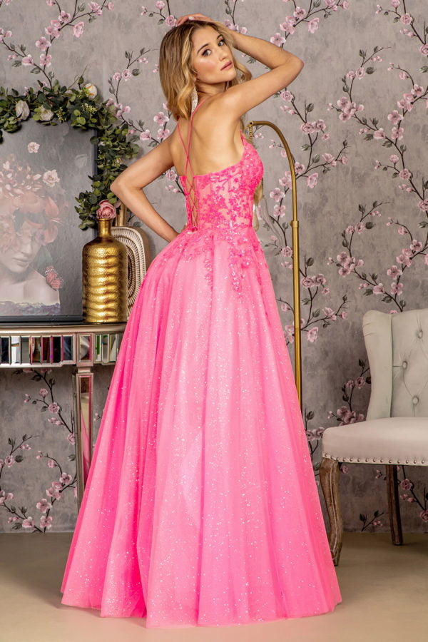 Glitter Illusion Sweetheart Women Formal Dress by GLS by Gloria - GL3218 - Special Occasion/Curves