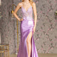 Embroidery Satin Mermaid Women Formal Dress by GLS by Gloria - GL3330 - Special Occasion/Curves