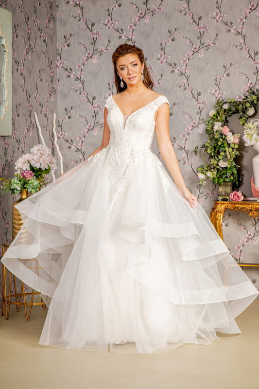 Illusion Sweetheart Mermaid Women Bridal Dress by GLS by Gloria - GL3341 - Special Occasion/Curves