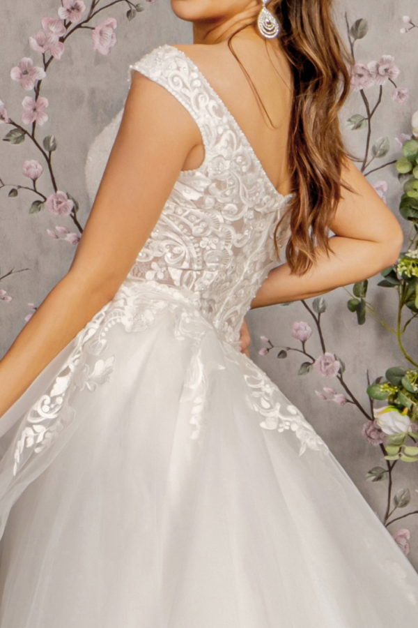 Illusion Sweetheart Mermaid Women Bridal Dress by GLS by Gloria - GL3341 - Special Occasion/Curves