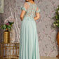 Embroidery Chiffon Sweetheart Women Formal Dress by GLS by Gloria - GL3352 - Special Occasion/Curves