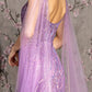 Glitter Sequin Mermaid Leg Slit Women Formal Dress by GLS by Gloria - GL3369 - Special Occasion/Curves