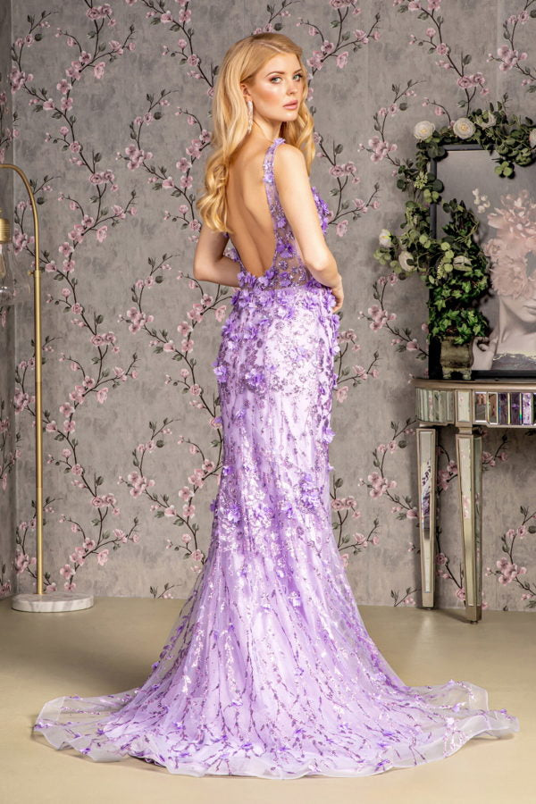 Applique Glitter Mermaid Women Formal Dress by GLS by Gloria - GL3410 - Special Occasion/Curves