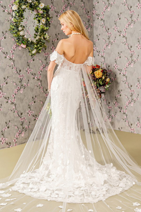 Embroidery Sweetheart Mermaid Women Bridal Dress by GLS by Gloria - GL3424 - Special Occasion/Curves