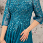 Embroidery Chiffon Boat Neckline Women Formal Dress by GLS by Gloria - GL3447 - Special Occasion/Curves