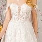 Applique Illusion Sweetheart Women Bridal Dress by GLS by Gloria - GL3449 - Special Occasion/Curves