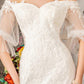 Floral Embroidery Mermaid Women Bridal Dress by GLS by Gloria - GL3479 - Special Occasion/Curves