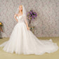 Embroidery Off Shoulder Sequin Bridal Dress by GLS by Gloria - GL3489 - Special Occasion/Curves