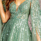 Sequin Illusion Sweetheart Neckline Women Formal Dress by GLS by Gloria - GL3494 - Special Occasion/Curves