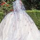 3D Butterfly Off The Shoulder Quinceanera Dress by GLS by Gloria - GL3501