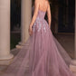 Glitter Strapless Sweetheart Neckline Gown By Ladivine J858 - Women Evening Formal Gown - Special Occasion