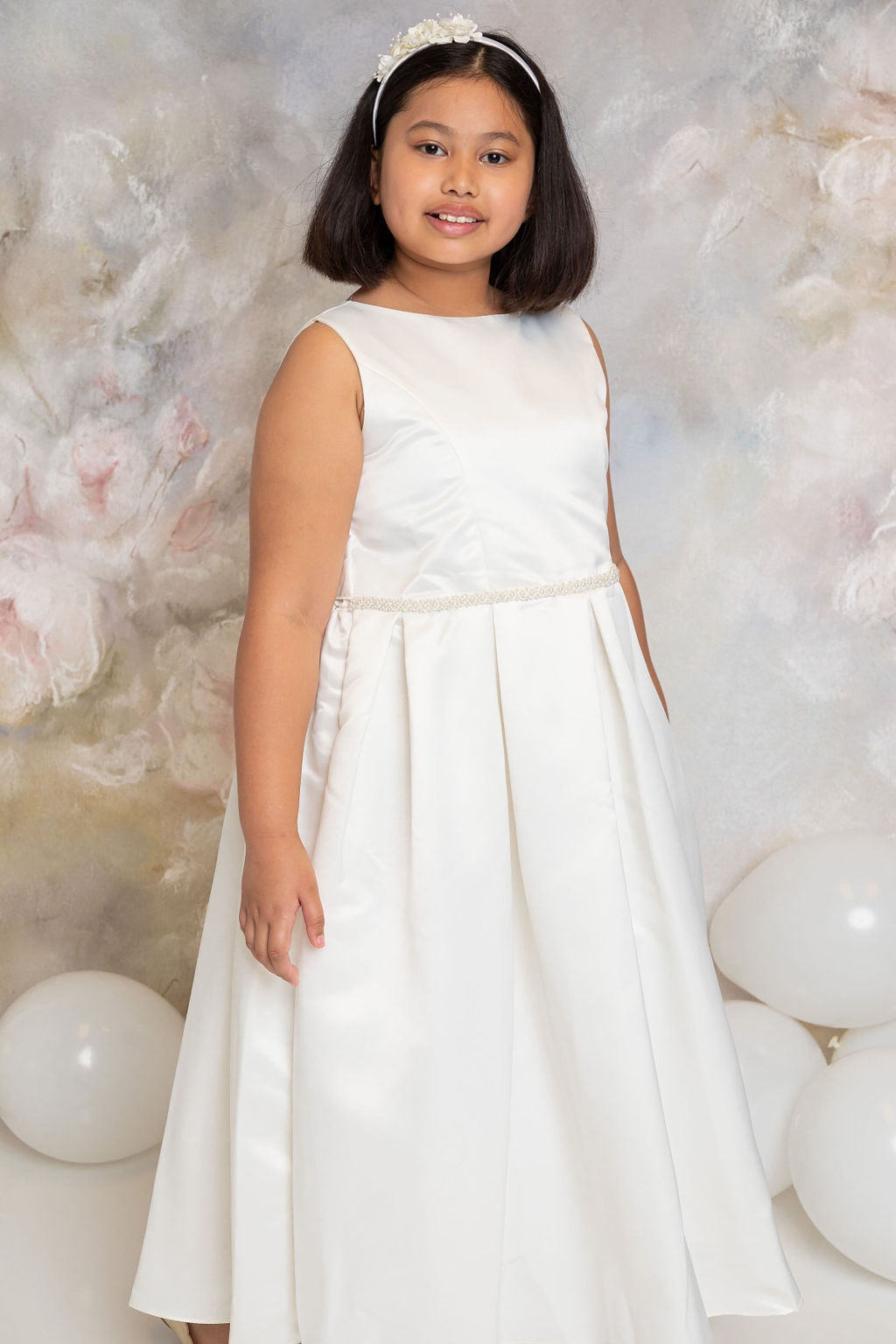 Classic Pleated Flower Girl Dress by AS235 Kids Dream - Girl Formal Dresses