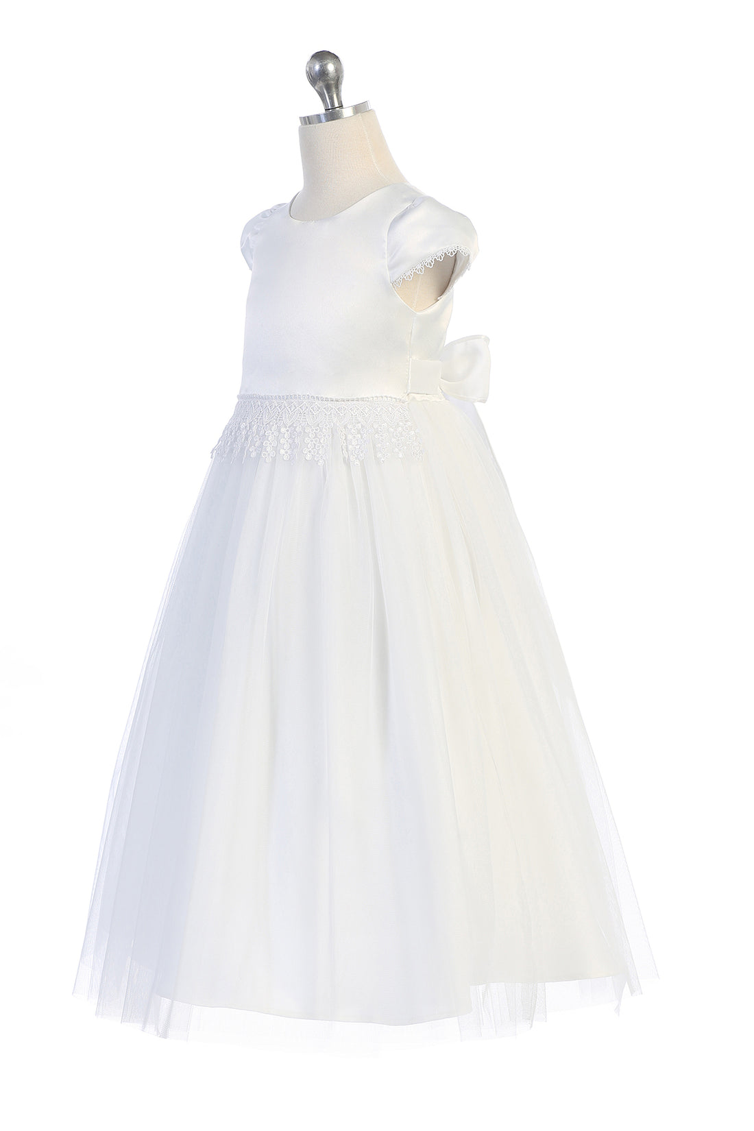 Chandelier Trim Communion Flower Girl Dress by AS460 Kids Dream - Girl Formal Dresses