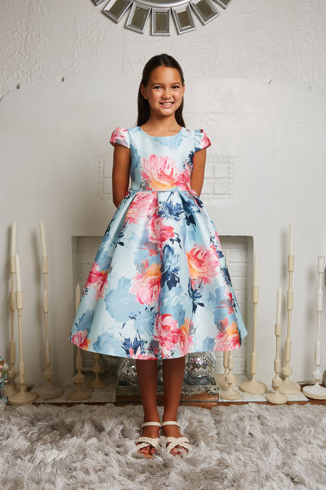 Watercolor Mikado Girl Party Dress by AS546 Kids Dream - Girl Formal Dresses