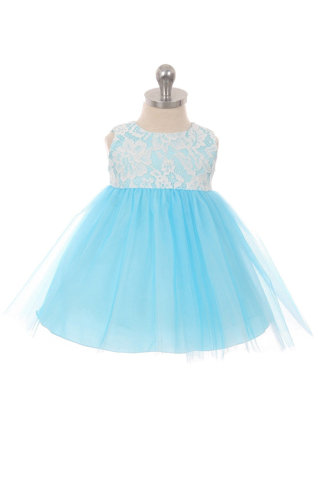 Baby Girl Lace Illusion Party Dress- AS414B Kids Dream