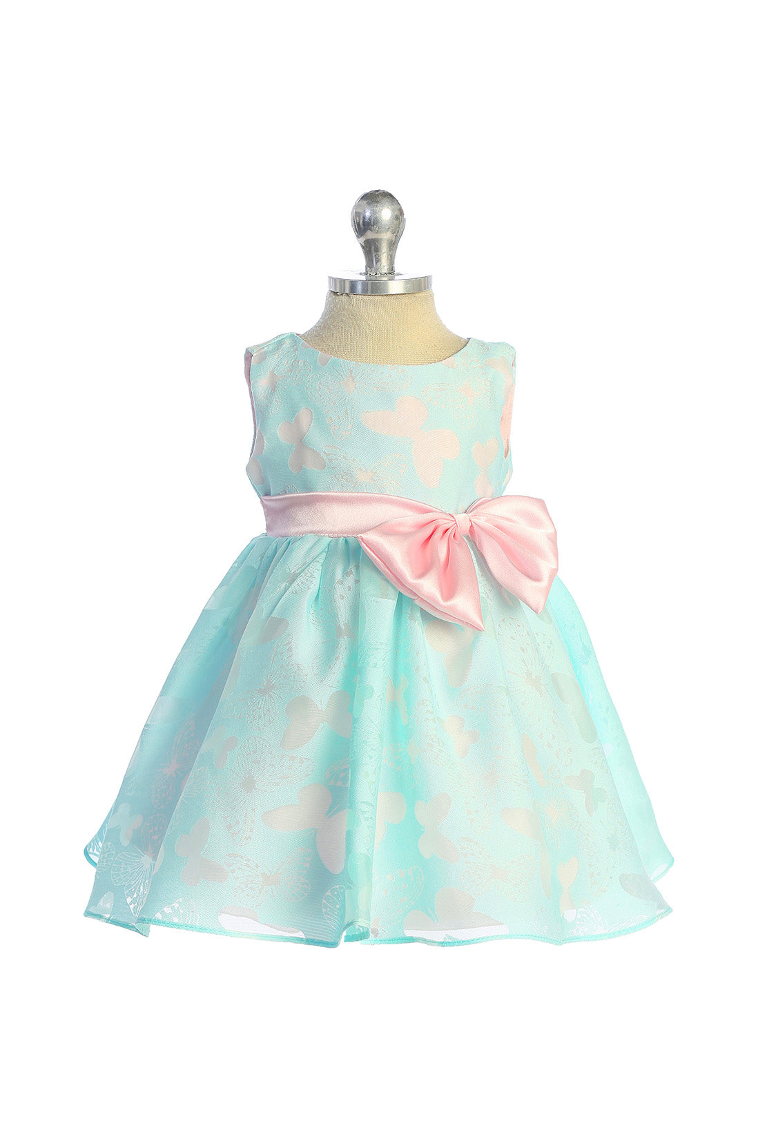 Baby Girl Butterfly Burnout Organza Party Dress - AS382B Kids Dream