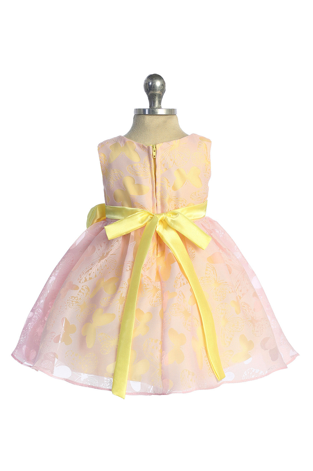 Baby Girl Butterfly Burnout Organza Party Dress - AS382B Kids Dream