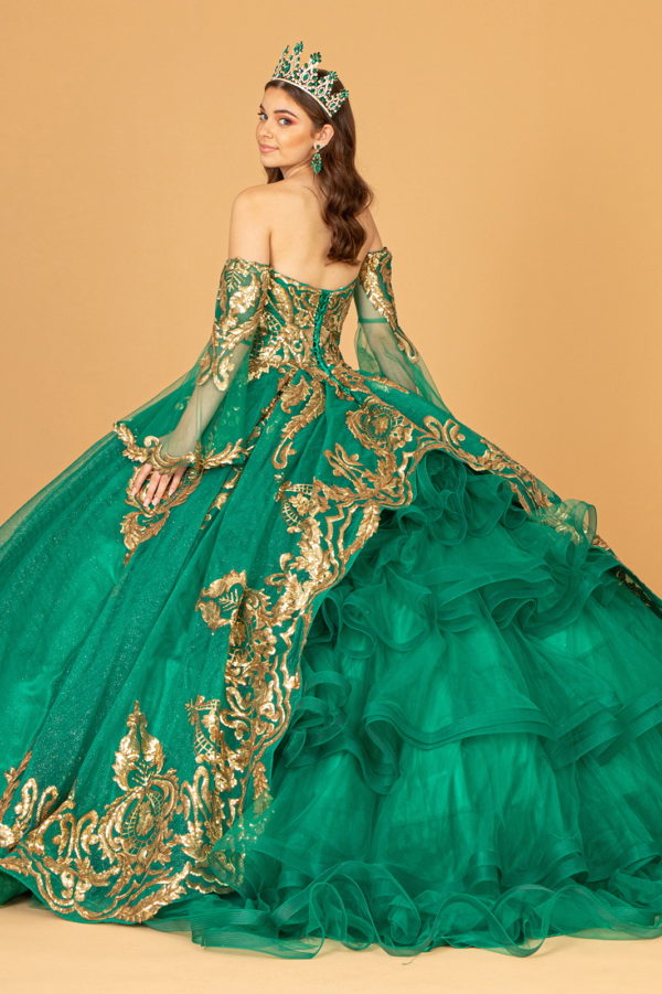 Elizabeth K - GL1914 - Embellished Sweetheart Neckline Quinceanera Dress