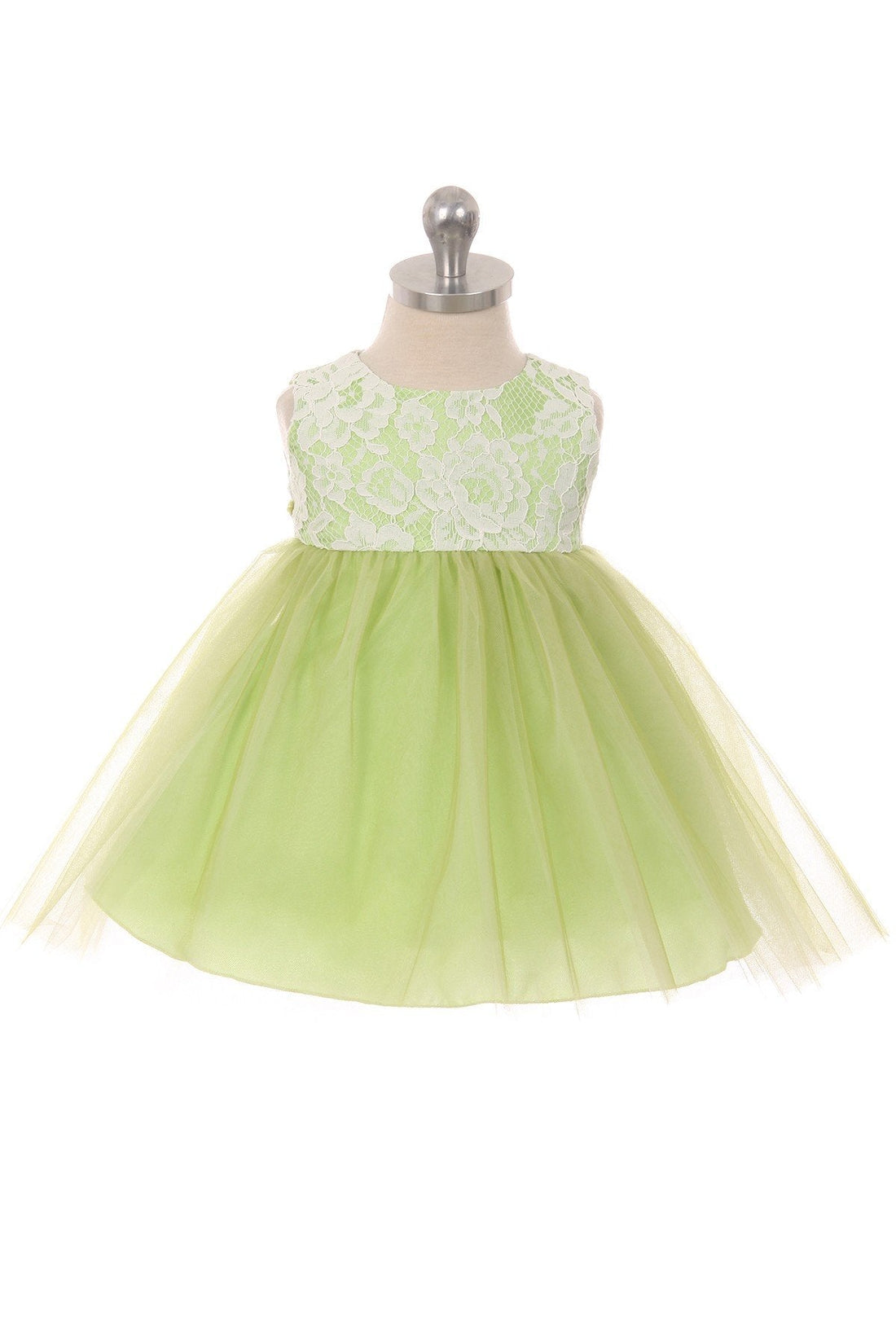 Baby Girl Lace Illusion Party Dress- AS414B Kids Dream