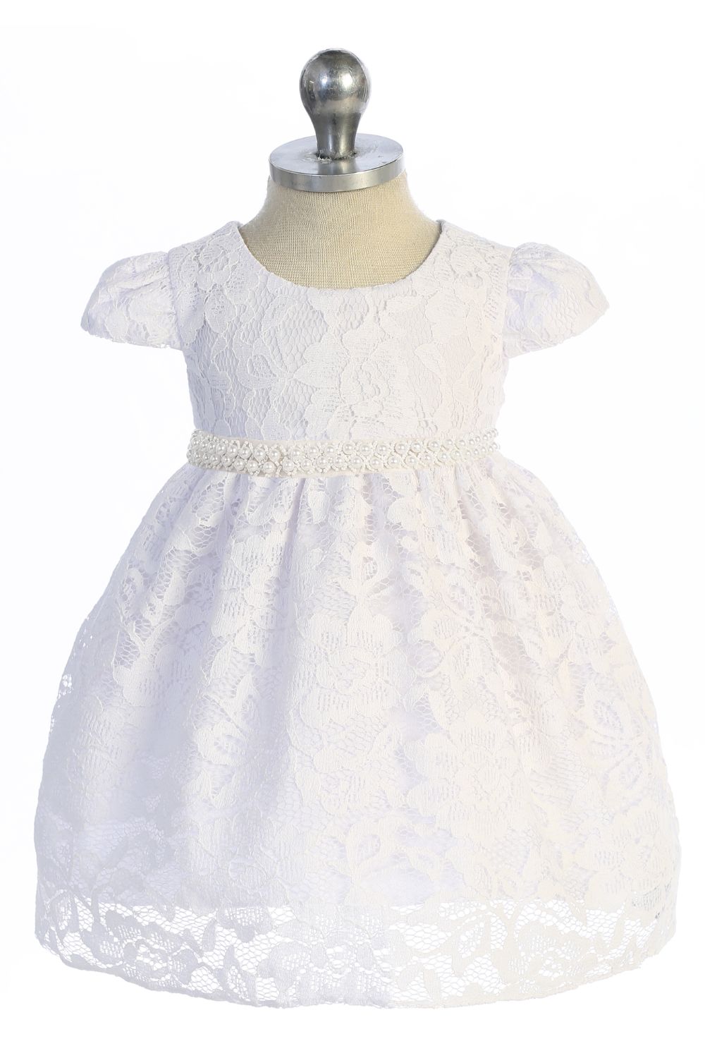 Baby Girl Lace V Back Bow Flower Dress - AS532-C Kids Dream