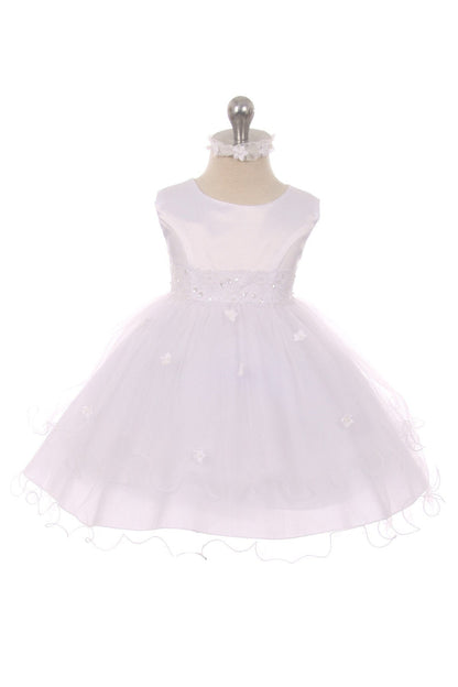 Baby Girl Lace & Beads Trim Party Dress- AS210 Kids Dream