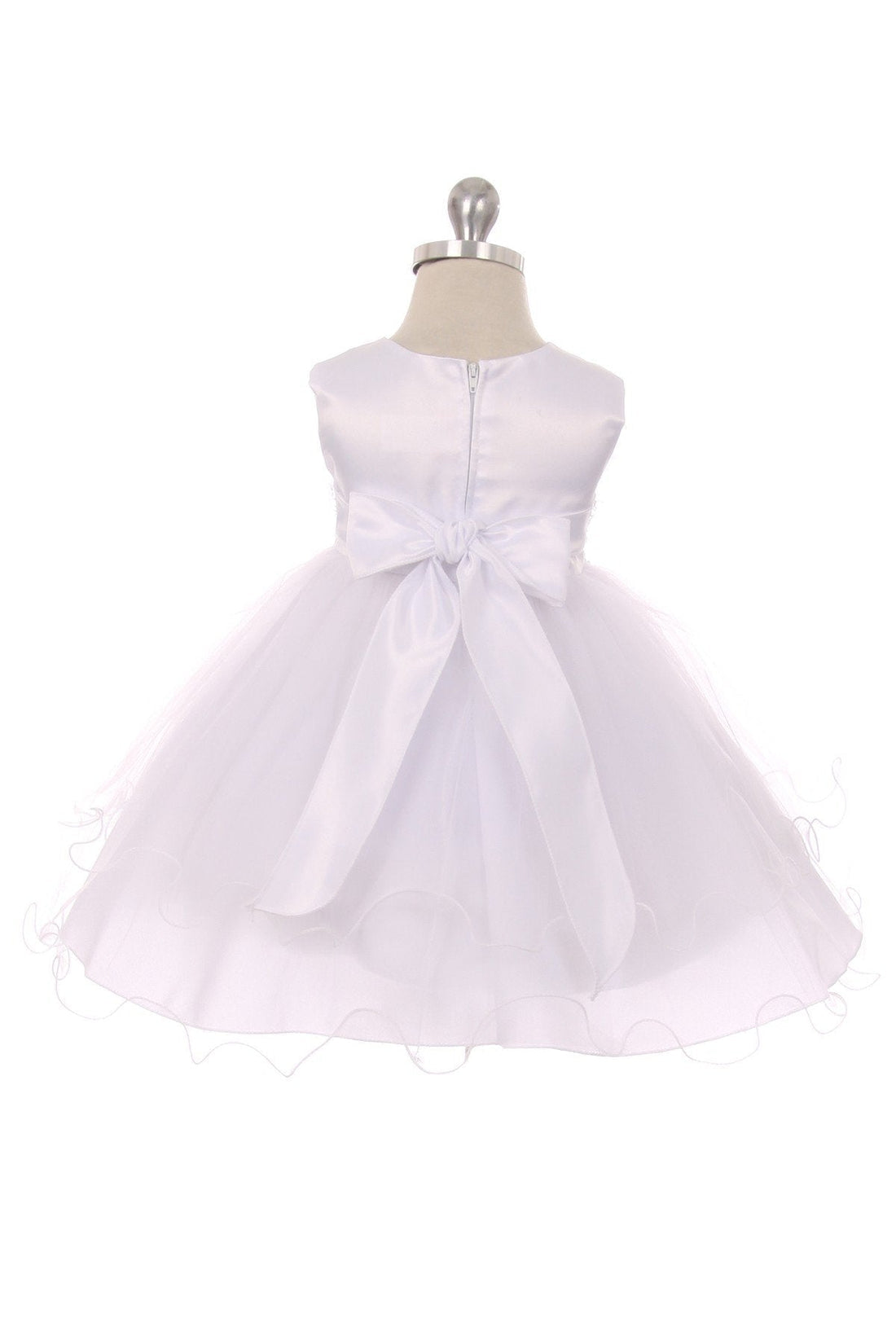 Baby Girl Lace & Beads Trim Party Dress- AS210 Kids Dream