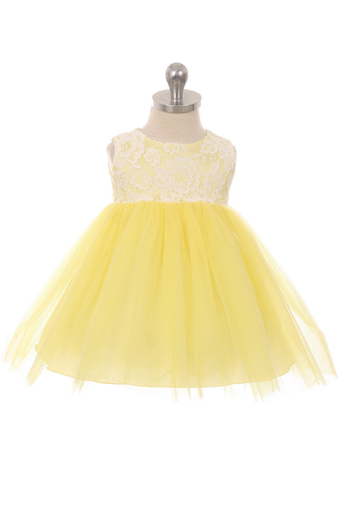 Baby Girl Lace Illusion Party Dress- AS414B Kids Dream