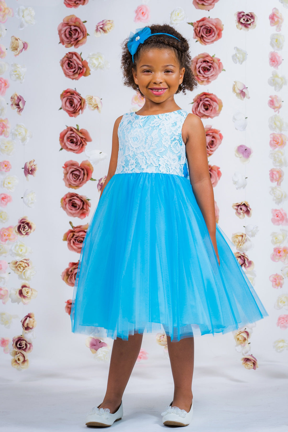 Girl Party Lace Illusion Dress by AS414 Kids Dream - Girl Formal Dresses