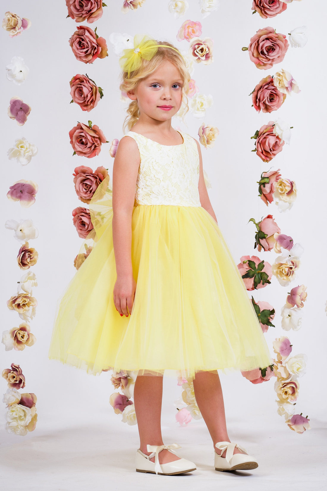 Girl Party Lace Illusion Dress by AS414 Kids Dream - Girl Formal Dresses