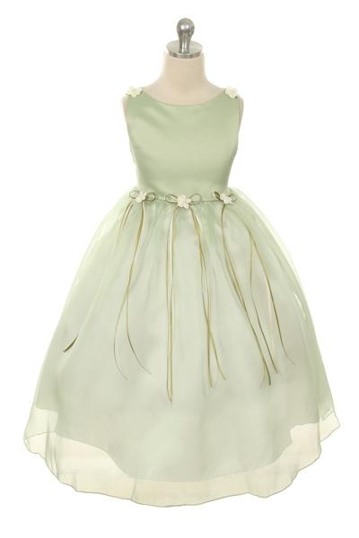 Rosebud Organza Girl Party Dress by AS149 Kids Dream - Girl Formal Dresses