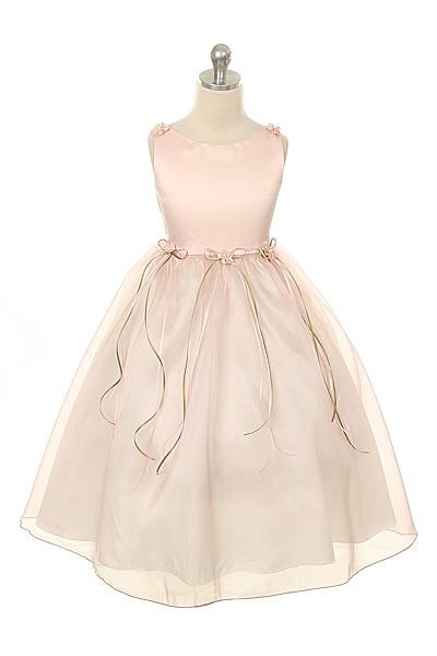 Rosebud Organza Girl Party Dress by AS149 Kids Dream - Girl Formal Dresses