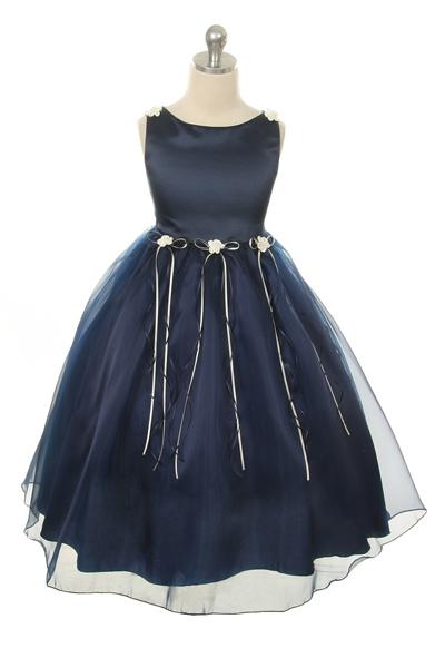 Rosebud Organza Girl Party Dress by AS149 Kids Dream - Girl Formal Dresses