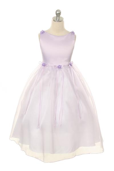 Rosebud Organza Girl Party Dress by AS149 Kids Dream - Girl Formal Dresses