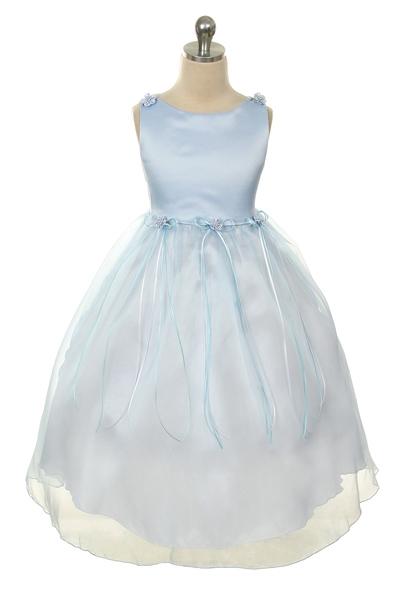 Rosebud Organza Girl Party Dress by AS149 Kids Dream - Girl Formal Dresses