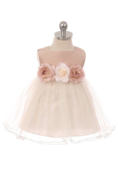 Baby Girl Poly Silk Tulle Party Dress- AS428B Kids Dream