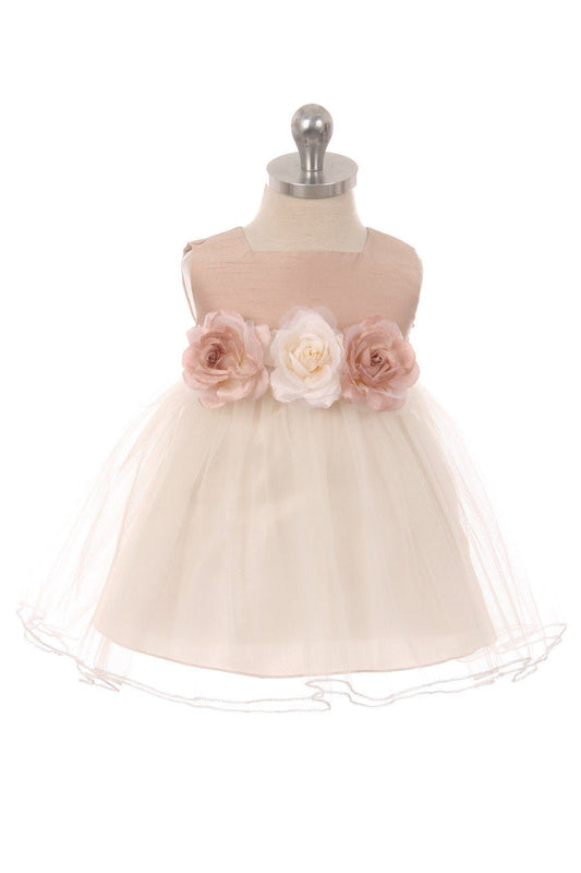 Baby Girl Poly Silk Tulle Party Dress- AS428B Kids Dream