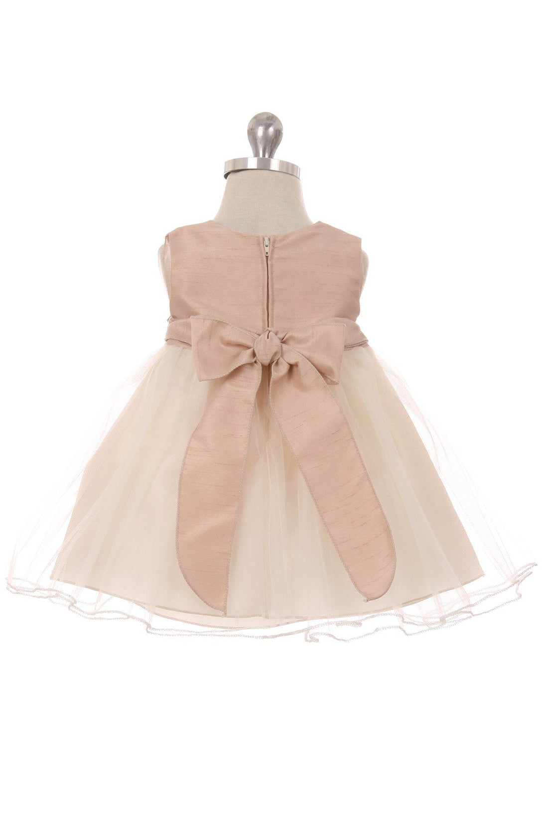 Baby Girl Poly Silk Tulle Party Dress- AS428B Kids Dream