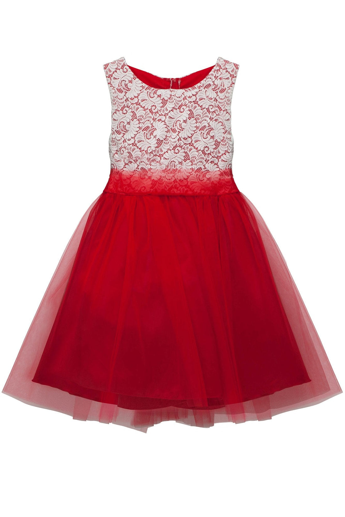 Stretch Lace Tulle Girl Party Dress Plus Size by AS420+ Kids Dream - Girl Formal Dresses