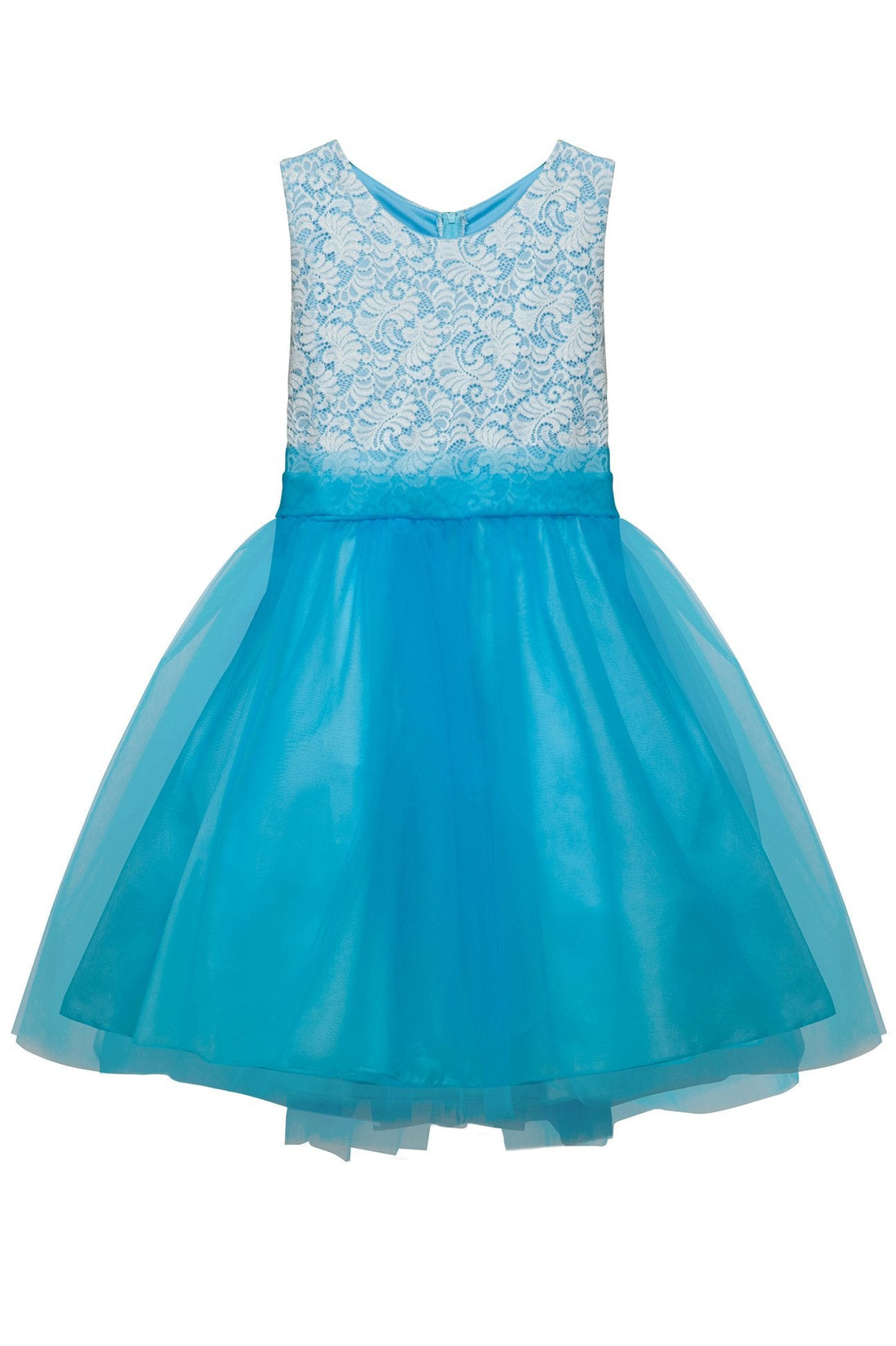 Stretch Lace Tulle Girl Party Dress Plus Size by AS420+ Kids Dream - Girl Formal Dresses