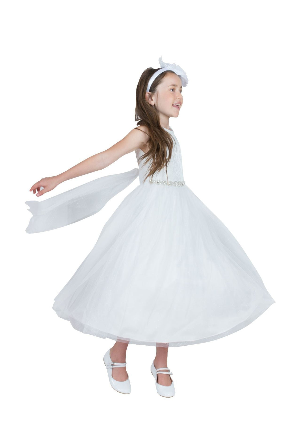 Girl Party Waterfall Dress by AS494 Kids Dream - Girl Formal Dresses