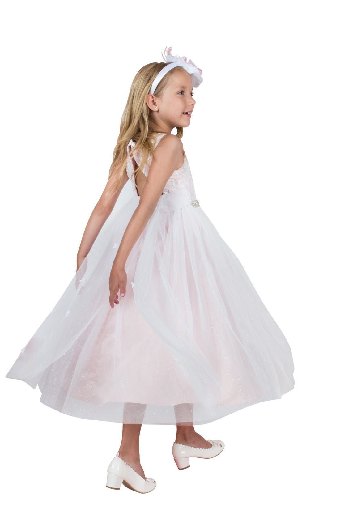 Girl Party Waterfall Dress by AS494 Kids Dream - Girl Formal Dresses