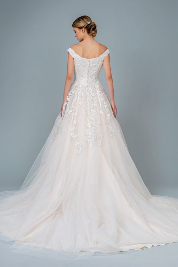 GL1800 GLS by Gloria - Embroidered Sweetheart A-Line Wedding Gown